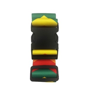 Correas de Equipaje con Candado de Combinación Personalizadas, Correas de Embalaje de Viaje Antipérdida de Poliéster con Diseño Impreso - Product Image 3