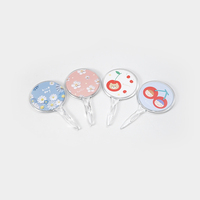 Miroir de maquillage portable Winway, miroir à main simple face, miroir de voyage compact haut de gamme avec logo personnalisé