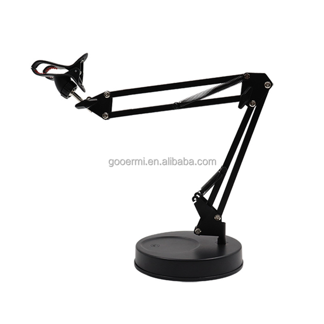 Gooermi MS-603 Height Phone Stand Angle Cell Phone Holder for Desk Extendable Selfie Holder for Live Streaming and Photography