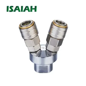 Good Quality Y-Shape Multiple Branch Piping Metal Couplers Pneumatic Air Fitting