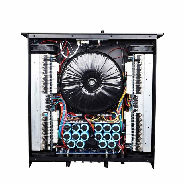 Best Sellers AUDIO 4*800W 4-Channel 220V Power Amplifier Class H Circuit with 8ohm Impedance 2U Passive Metal Shell Speakers