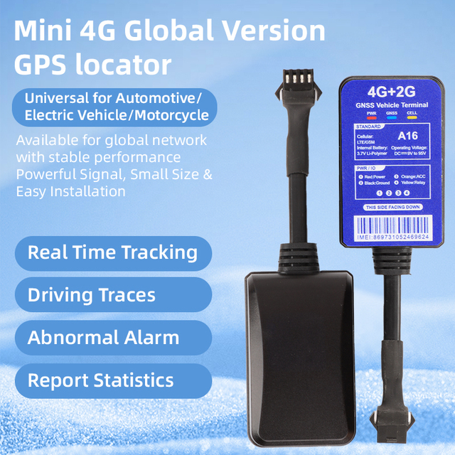 GPS Tracker Vehicle GPS Tracking System Device Mini Relay GPS Tracker with App for Motorcycle