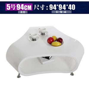 059B Table basse en forme d'œuf meubles d'art public Table à thé Salon Maison jardin extérieur Café bureau - Product Image 6