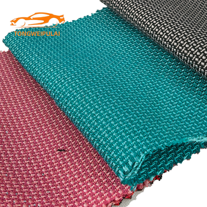 قماش شارموز متين مقاوم للحريق ومضاد للماء 100% بوليستر لتنجيد السيارات والستائر، مغلف بـ HDPE، وزن متوسط، مجاني - Product Image 3