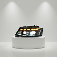 Compatible avec les phares LED Audi A5 2008-2011, style RS5, mise à niveau facelift, clignotants dynamiques, homologué DOT SAE