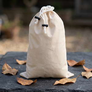 Small Size Reusable Cotton <b>Canvas</b> <b>Drawstring</b> Dust <b>Bag</b> DOT Pattern Silk Screen Printed Customized Logo Punch Style Fashionable - Product Image 1