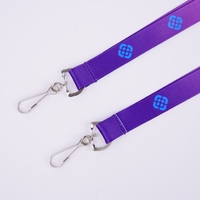 Porte-carte d'identité personnalisé en nylon/polyester avec impression par sublimation écologique, cordon promotionnel, logo personnalisé, couleurs Pantone, accessoires personnalisés
