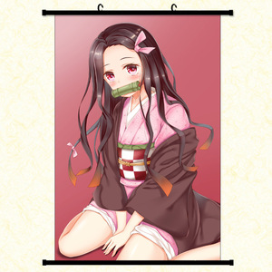 Desplazamiento de pancarta de <span class=keywords><strong>Manga</strong></span> clásica para pared de salón, póster de Anime, <span class=keywords><strong>Demon</strong></span> <span class=keywords><strong>Slayer</strong></span> Tanjiro - Product Image 5