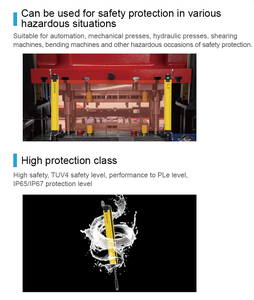 High Performance 15m Safety Device Infrared Sensor Body Safety <b>Light</b> <b>Curtain</b> - Product Image 1