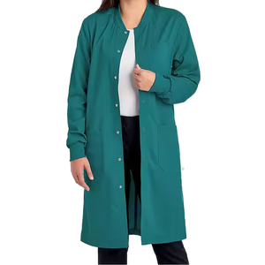 Batas de Laboratorio Dentales al por Mayor, Antiestáticas, con Puños Elásticos, sin Costuras, de Algodón, para Doctores, Unisex, para Hospital - Product Image 1