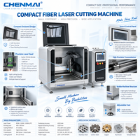Équipement de découpe laser à fibre Shandong Chenmai 4040 1500W, découpeuse CNC de métal de bureau 400*400mm
