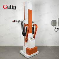 Galin GR04 PLC Controlled Powder Coating Machine Pump for Steel Substrat High Manual Gun Reciprocator for Spray Booth