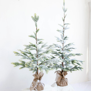 Cây Giáng Sinh Nhân Tạo Chất Lượng Cao 3ft <span class=keywords><strong>4ft</strong></span> 5ft 6ft Cây Giáng Sinh Bằng Nhựa PE Tuyết Đổ Cây Giáng Sinh Nhân Tạo Đã Thắp Sáng Trước - Product Image 1