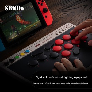 คอนโทรลเลอร์เกมอาร์เคด 8Bitdo Retro สำหรับ Switch 2/PC คอมพิวเตอร์  ไร้สาย ใช้ได้กับทุกอุปกรณ์  พร้อมไฟ RGB รุ่น 80FG01 80FG01 ไร้สาย - Product Image 5