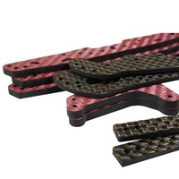 Pièces de modèle RC en fibre de carbone 3K CNC OEM, découpe personnalisée, accessoires de cadre en plaque de fibre de carbone pour avion, hélicoptère, voiture RC