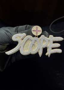 จี้เพชรเงินแท้ 925 สไตล์ฮิปฮอปสุดหรู ประดับเพชรเต็มตัว พร้อมห่วงดีไซน์ศิลปะ เครื่องประดับโดดเด่นสำหรับผู้หญิงในงานแต่งงานและงานปาร์ตี้ - Product Image 5