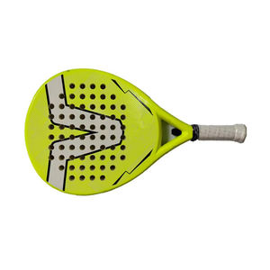 Raqueta de Pádel de carbono profesional personalizada, precio al por mayor, raqueta negra con núcleo de EVA para tenis de playa - Product Image 3