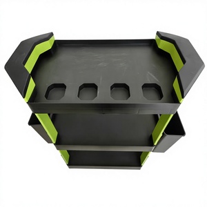 Chariot multifonctionnel pour le lavage et l'entretien automobile avec étagère à trois niveaux - Product Image 4