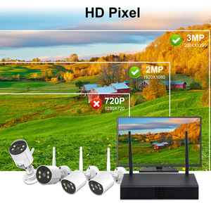 Kit NVR <span class=keywords><strong>DVR</strong></span> Transfronterizo <span class=keywords><strong>ICSEE</strong></span>, Cámara HD Inalámbrica, Directo de Fábrica, Paquete de Vigilancia CCTV Impermeable, Modelo Shenzhen China - Product Image 1