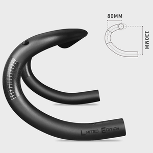 <span class=keywords><strong>TOSEEK</strong></span> 定制碳纤维一体式车把 尺寸 400/420/440mm 公路自行车车把 黑色哑光 - Product Image 2