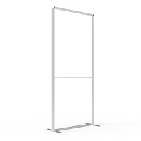 Boîte à lumière LED en aluminium pliable ADMAX SEGfold, système de verrouillage sans outil, entièrement pliable, portable, éclairée, stand publicitaire pour exposition
