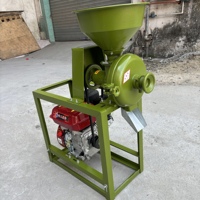 Machine à moudre les céréales sèches et humides certifiée CE, à moteur essence, diesel ou électrique, pour usage agricole, broyeur de manioc, maïs et soja