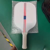 Ensemble de raquettes de pickleball en fibre de carbone sur mesure, vente en gros, raquette de pickleball légère en fibre de verre pressée à froid pour débutants