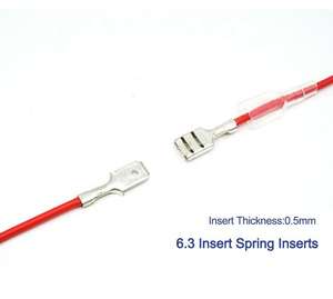 2.8/4.8/6.3 MM Stekker 110 187 250 2.8MM 4.8MM 6.3MM Unitech Veer Vrouwelijke Spade Geïsoleerde Klemconnector Met Draadkabel - Product Image 5