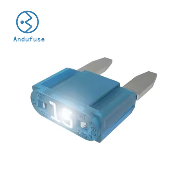High Quality Nylon 1pcs 32V Small Medium Auto Fuse Glow Smart Blade Fuse Car Fuse with Led Indicator for RV, Truck, Marine