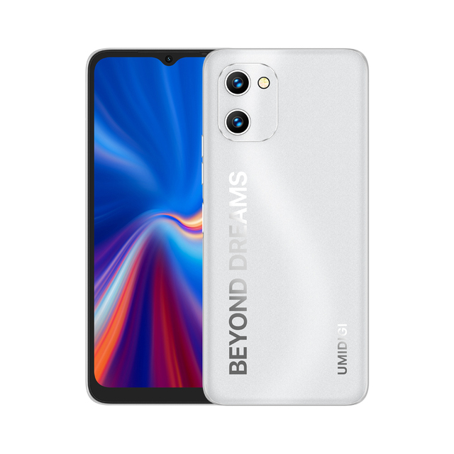 UMIDIGI C1 6.52 HD Screen 2GB RAM 32GB ROM 4G LTE 5150mah Big Battery Android 12 Face ID Unlock China Low Cost Smart Phone