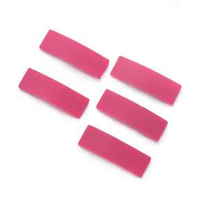 Candy Color Hair <b>Clips</b> 12 Cm Solid Color Daily Use For Girls - Product Image 5