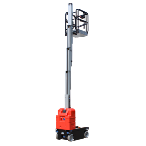 Venta de fábrica Mini 200kg 8m 10m 14m Plataforma de trabajo de elevación de mástil vertical autopropulsada - Product Image 1