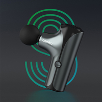 Beoka Meilleure vente Pistolet de massage portable sans fil de haute qualité pour la gymnastique électrique Mini 4 têtes Smart Fascia pour l'application de la tête