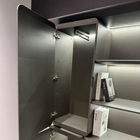 Nouveau mobilier de bureau moderne et luxueux rangement de fichiers bibliothèque de table du PDG et du patron vitrine de placard murale vitrine de lumière LED armoire de remplissage