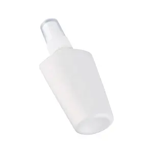 Plastic Bottle White 75ml HDPE White Opaque Plastic Bottle With Lid Empty Spray Bottle For Alcohol Personal Care Screen Printing Surface Handling