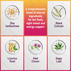 Integratori Erboristici per la Menopausa, Capsule per Sindrome Premestruale, Supporto per le Crisi <span class=keywords><strong>di</strong></span> Calore e Sollievo da Menopausa per Donne - Product Image 2