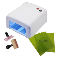 Machine à Tampon de Bureau UV en Résine Polymère 36W pour Plastique de Fabrication, 1 Kit