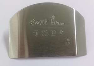 En gros SYH645 Protège-doigts de cuisine en acier inoxydable pour la découpe et le hachage des légumes, des fruits et comme outil de protection pour couteau - Product Image 2