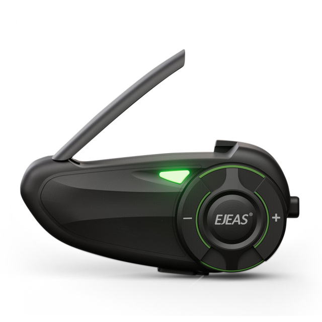 EJEAS Q8 Motorcycle Helmet Bluetooth Full Duplex 1000M Wireless Intercom with FM Bluetooth Casque Moto Intercomunicador