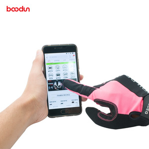 BaoDun Cycling Gloves <b>Long</b> Finger Breathable Silicone Non <b>Slip</b> Shock Absorbing For Road Mountain Bike Unisex Microfiber - Product Image 2