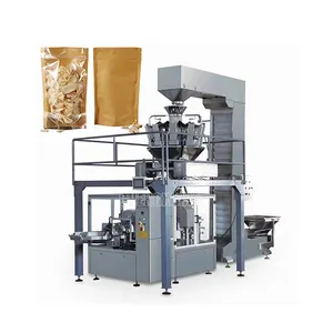 Machine d'emballage automatique de casse-croûte de chips de pommes de terre boule de noix de coco Doypack