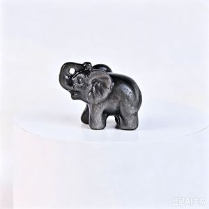 Wholesale Carved Crystal <b>Elephant</b> Figurines Feng Shui Collectible Craft UV Printed Round Carving Art <b>Decor</b> - Product Image 6