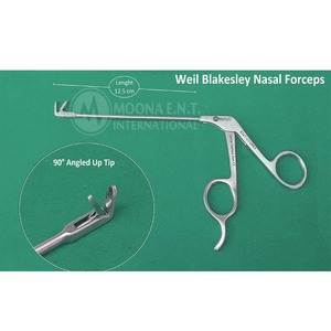 Blakesley-Wilde 90 °   Pinces nasales en acier inoxydable, instrument médical manuel pour l'équipement de santé, fourniture de pinces nasales - Product Image 6