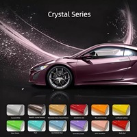 Film de protection de peinture TPU transparent brillant, hydrophobe, auto-réparateur, film de protection de carrosserie de voiture, 1,52 x 15 m