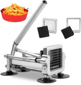 Cortador manual <span class=keywords><strong>de</strong></span> papas fritas <span class=keywords><strong>de</strong></span> acero inoxidable con cuchilla, máquina cortadora <span class=keywords><strong>de</strong></span> papas para papas fritas - Product Image 3