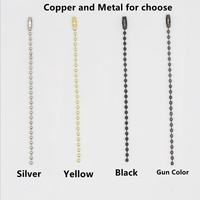 Machine personnalisée à prix de gros, chaîne à billes en métal et en fer à maillons colorés pour les garnitures et la décoration de vêtements