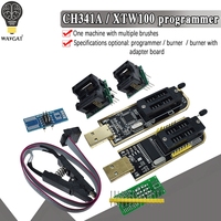 Módulo Programador USB XTW100 Serie 24 25 para EEPROM Flash BIOS + Clip de Prueba SOIC-8 para EEPROM 93CXX / 25CXX / 24CXX para CH341