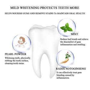 Polvere sbiancante per denti, rimuove macchie, decompone i pigmenti, rimuove il tartaro, protegge i denti, rinfresca l'alito, 30g - Product Image 5