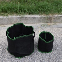 Kantong Tanam 5 Galon – Pot Tanaman Kain Tebal 300G dengan Pegangan yang Diperkuat, Planter Bernapas dengan Drainase untuk Sayuran