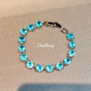 Pulsera de Plata Esterlina 925 para Mujer, Pulseras Italianas de Cadena Elegante, Joyería al por Mayor, Proveedor en Stock - Product Image 1
